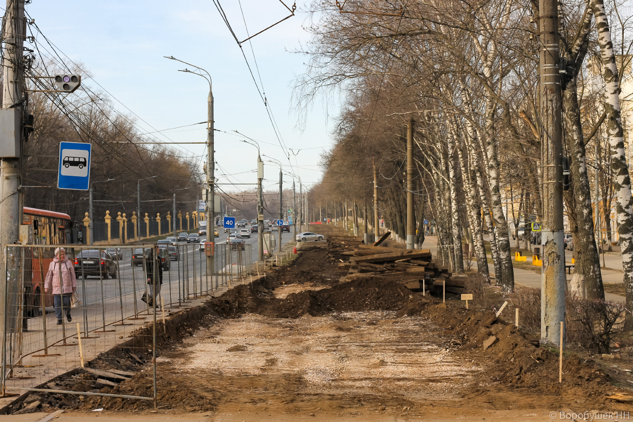 Nizhny Novgorod — Repair of the tram line under the concession agreement. Stage №3