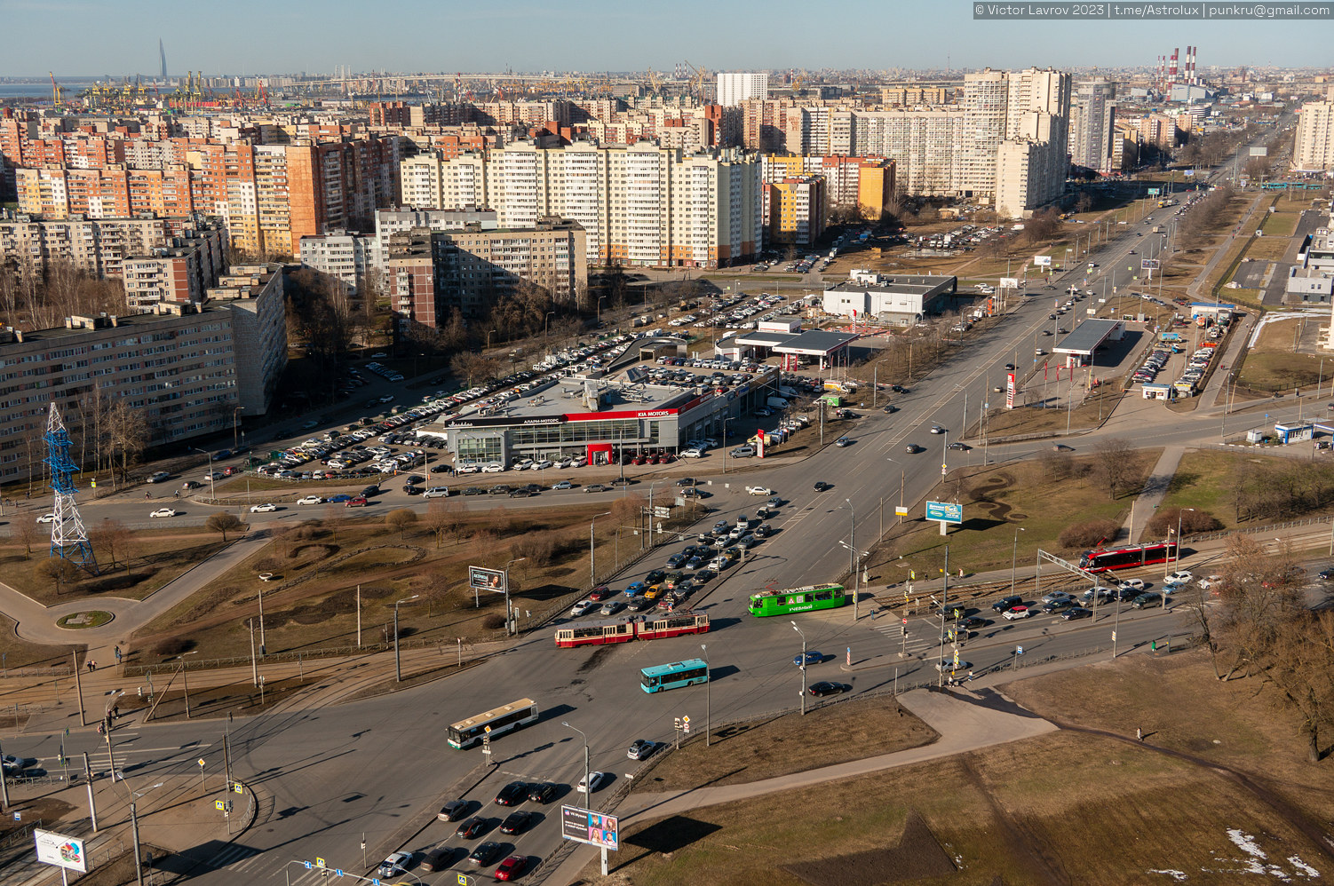 Санкт-Петербург — Трамвайные линии и инфраструктура