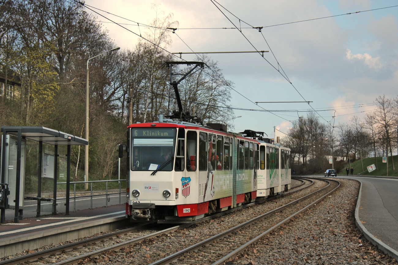 Цвиккау, Tatra KT4DMC № 942