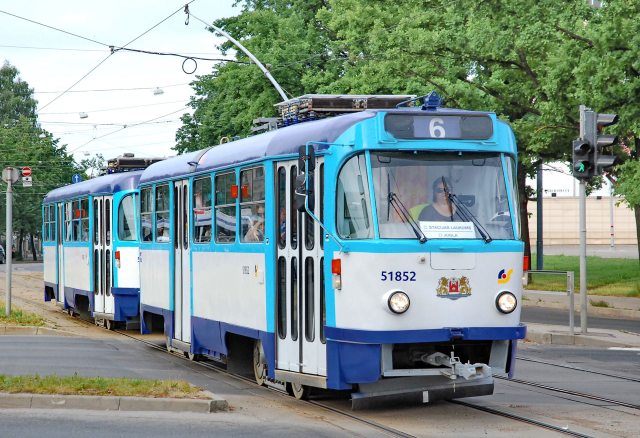 Рига, Tatra T3A № 51852