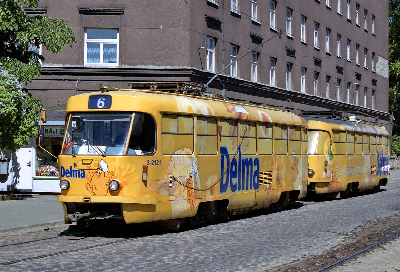 Рига, Tatra T3A № 3-2121