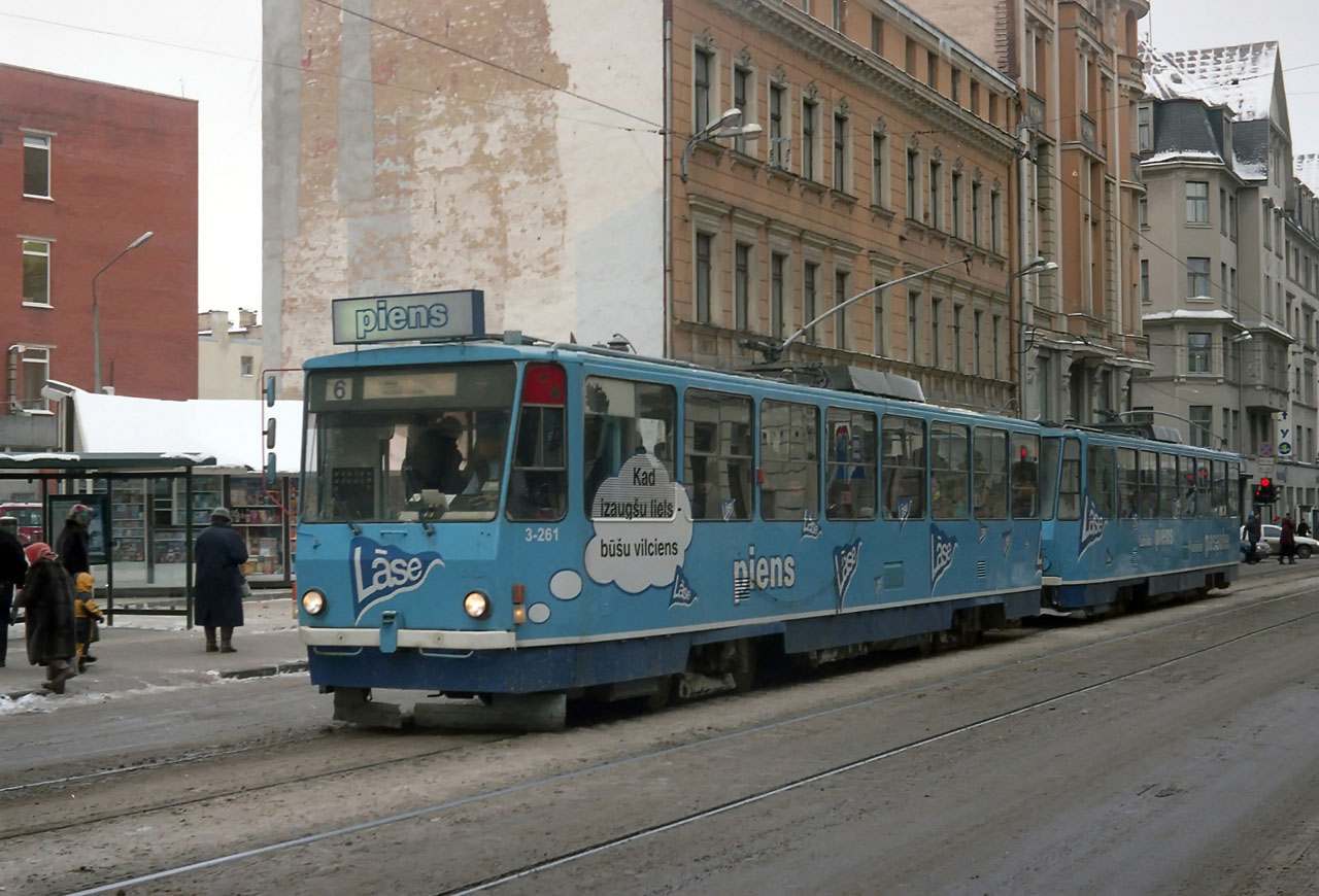 Riia, Tatra T6B5SU № 3-261