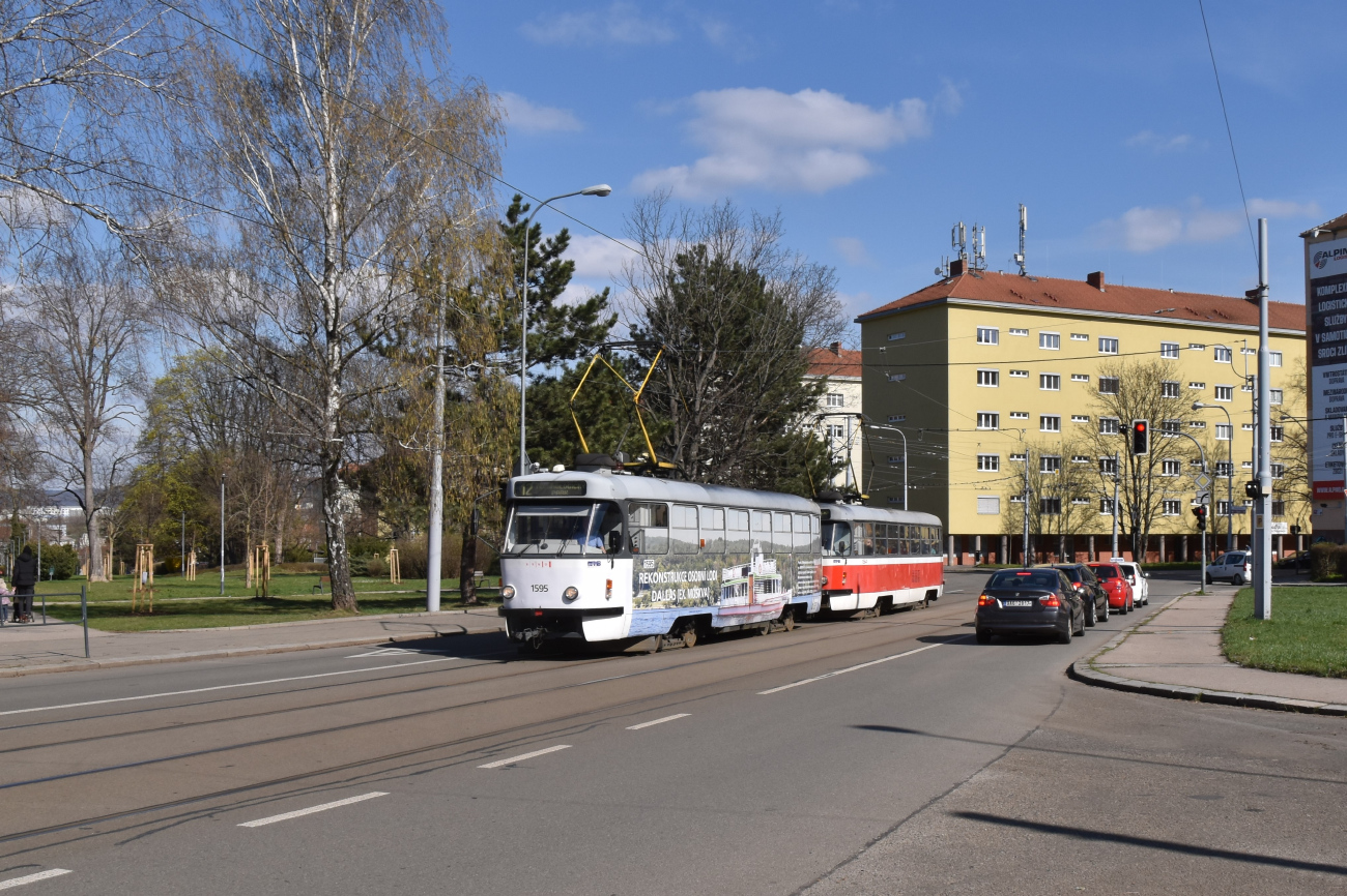 Брно, Tatra T3P № 1595