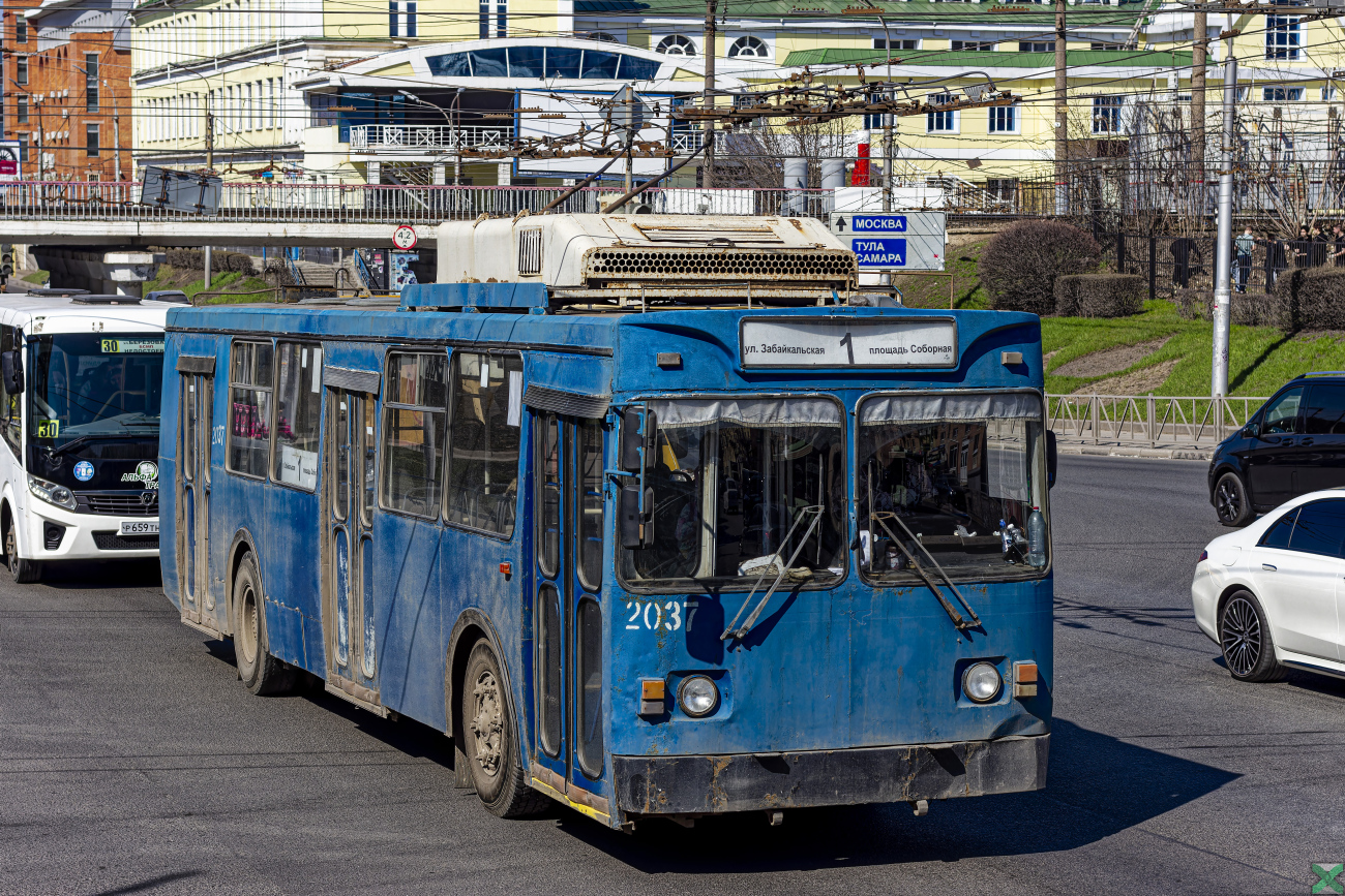 Рязань, ЗиУ-682ГМ1 (с широкой передней дверью) № 2037