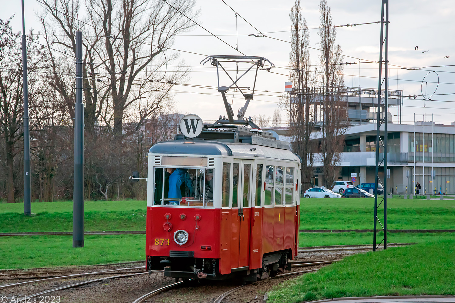Варшава, Konstal 4N1 № 873