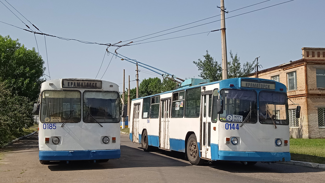 Краматорск, ЗиУ-682В № 0144; Краматорск, ЗиУ-682В-013 [В0В] № 0185