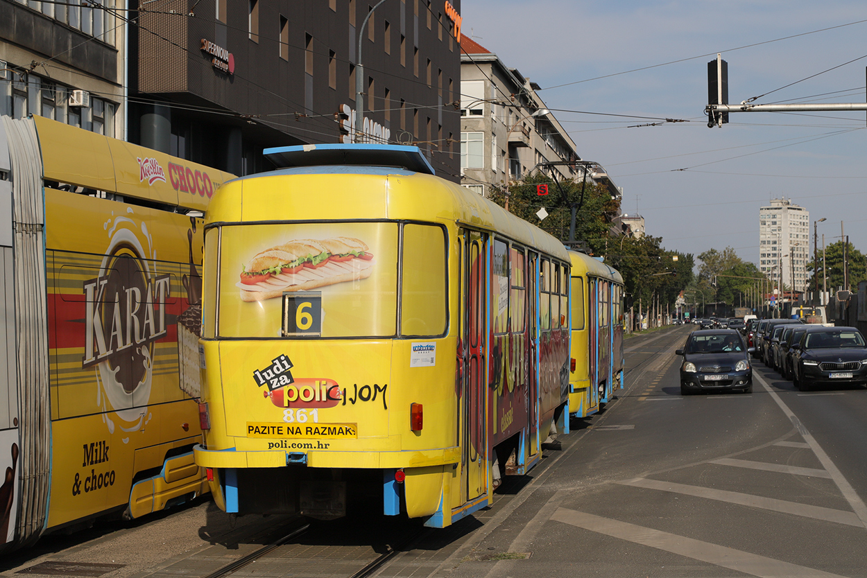 Загреб, Tatra B4YU № 861