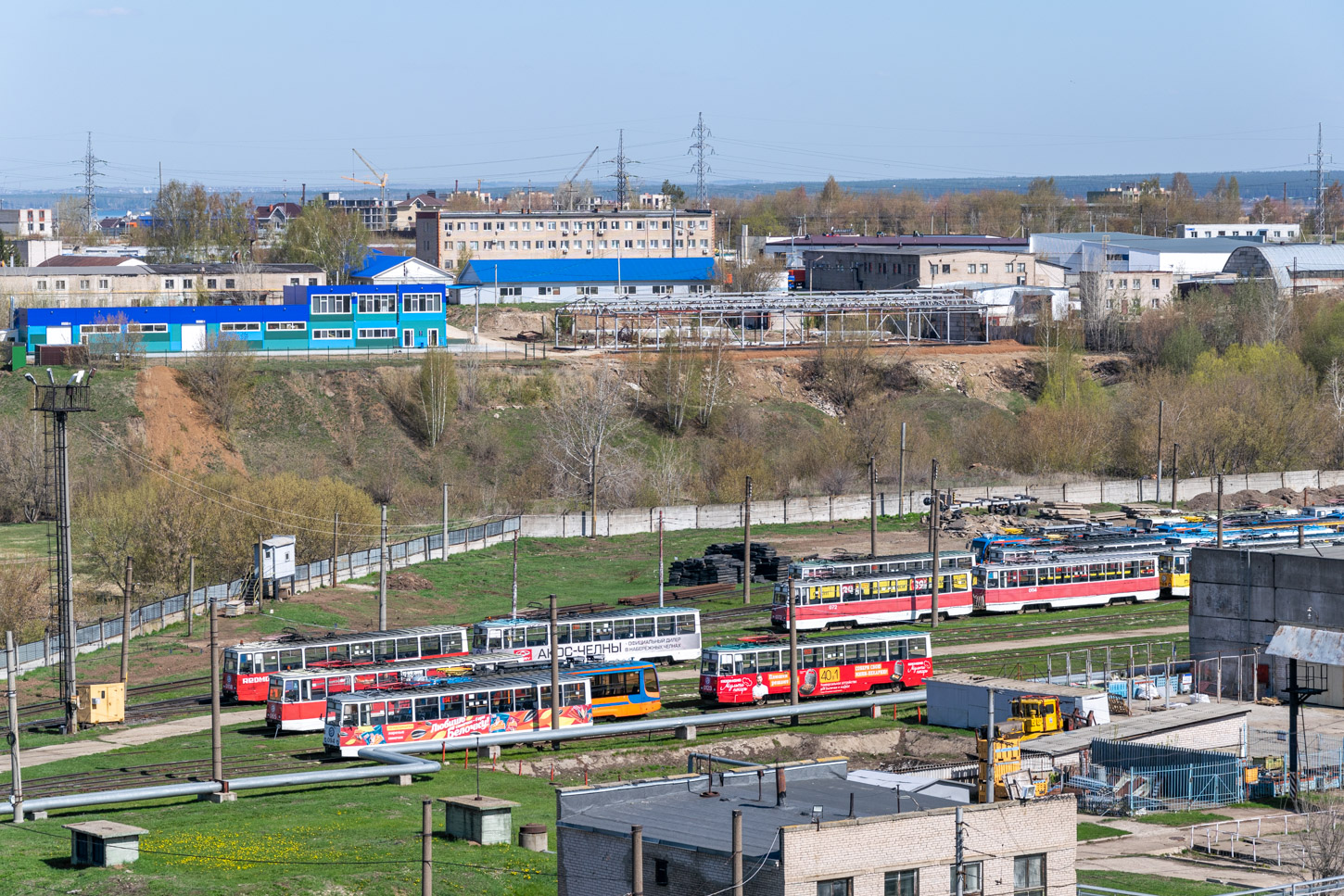 Naberezhnye Chelny — The territory of depot
