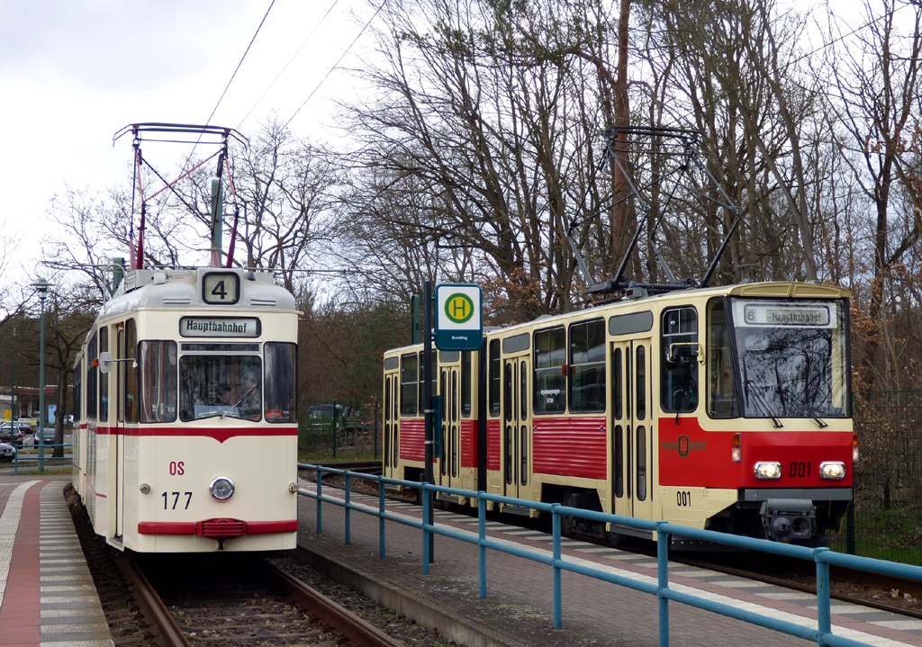 Потсдам, Gotha G4-65 № 177; Потсдам, Tatra KT4D № 001