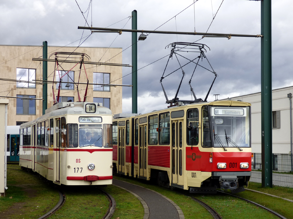 Потсдам, Gotha G4-65 № 177; Потсдам, Tatra KT4D № 001