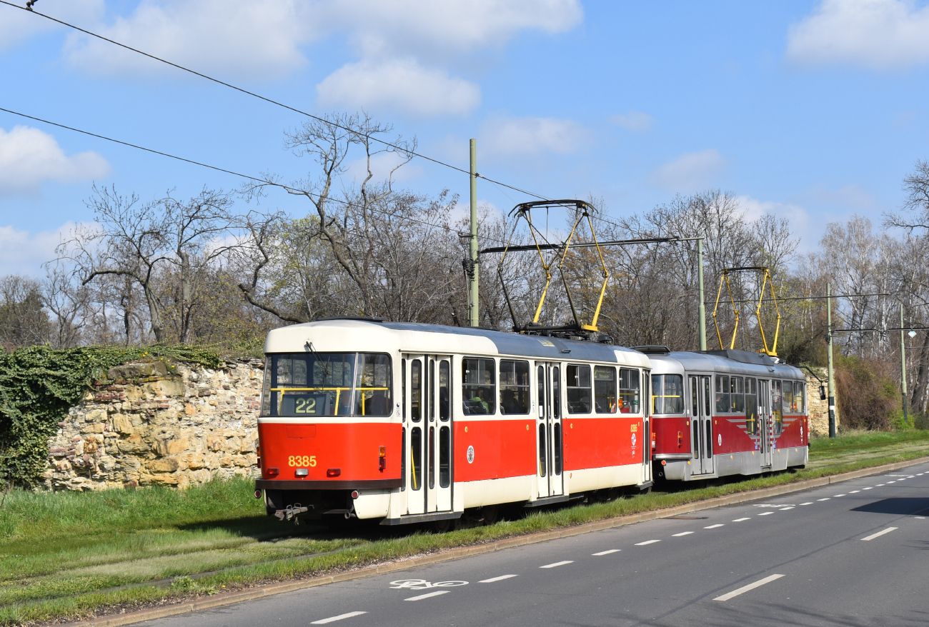 Прага, Tatra T3R.P № 8385