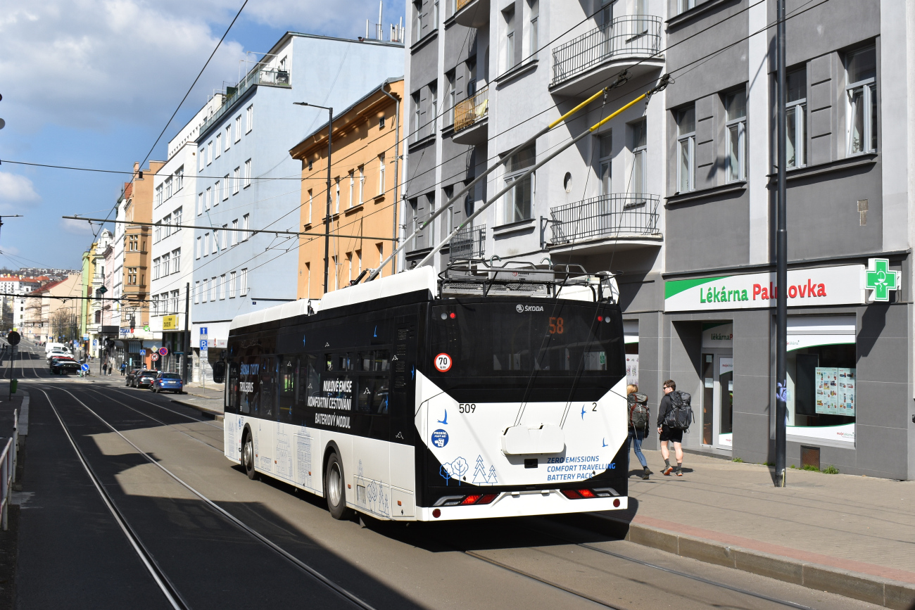 Prague, Škoda 36Tr TEMSA Br. 509 Prague, Škoda 36Tr TEMSA Br. 509