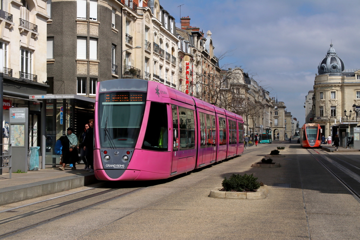 Реймс, Alstom Citadis 302 № 102