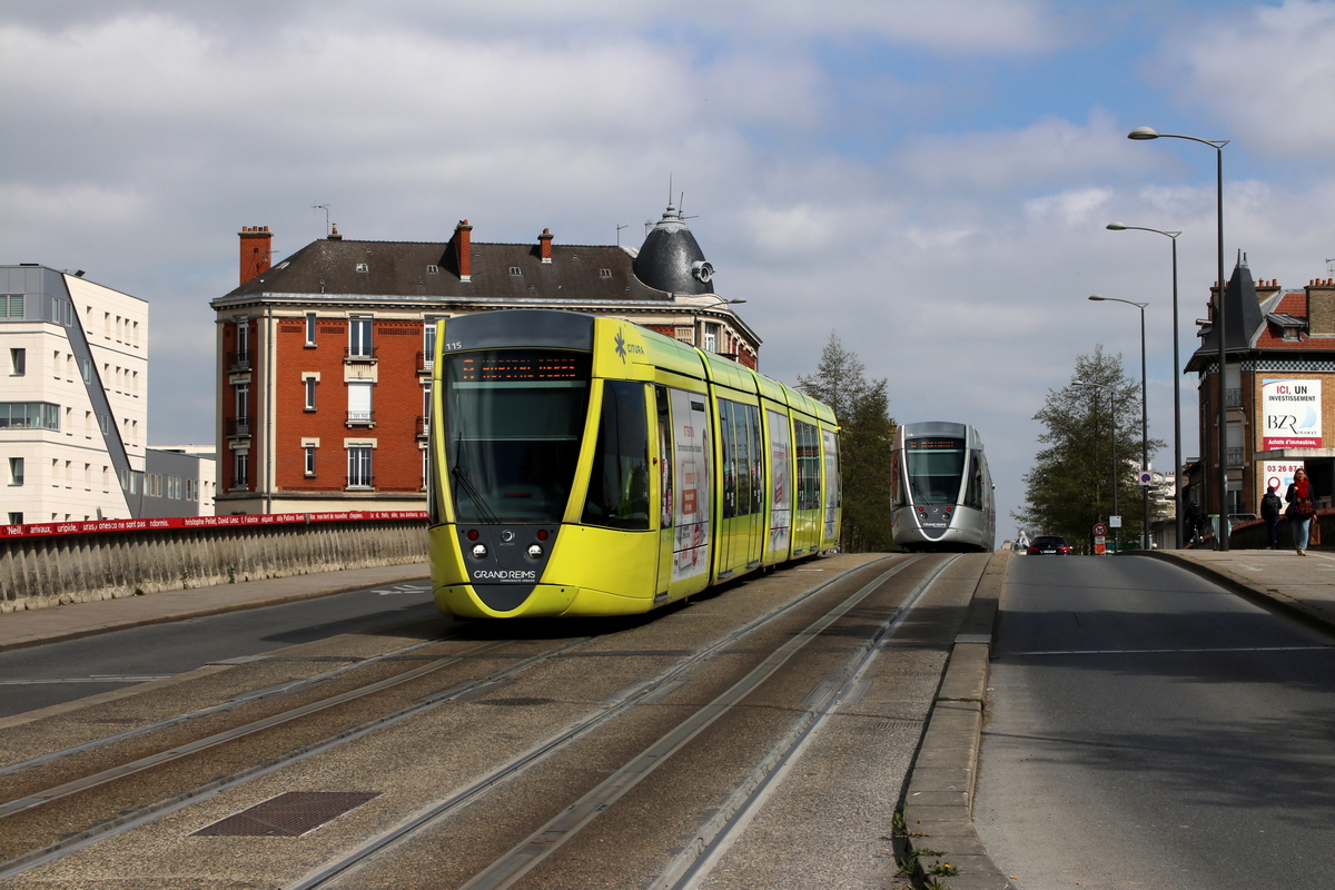 Реймс, Alstom Citadis 302 № 115