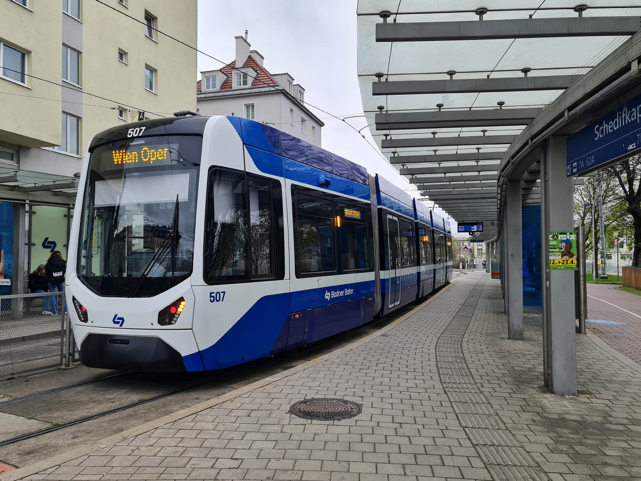 Vídeň, Alstom 500 č. 507 Vídeň, Alstom 500 č. 507