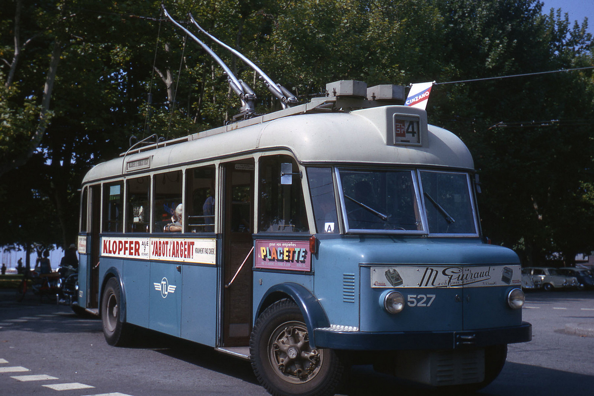 Lausanne, FBW/ACMV/Eggli/BBC Tr51 № 527; Lausanne — Old photos