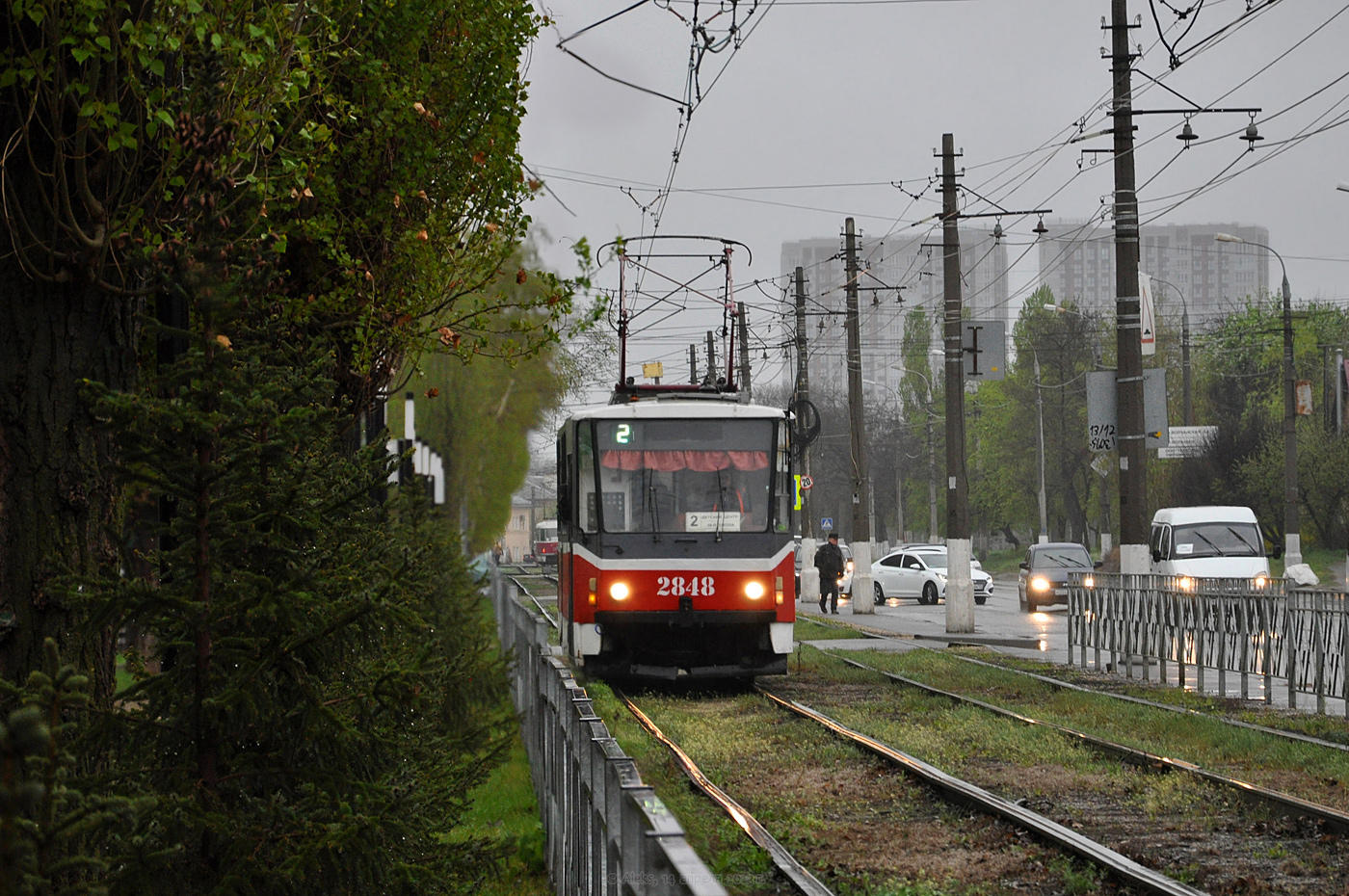 Volgograd, Tatra T6B5SU # 2848 Volgograd, Tatra T6B5SU # 2848