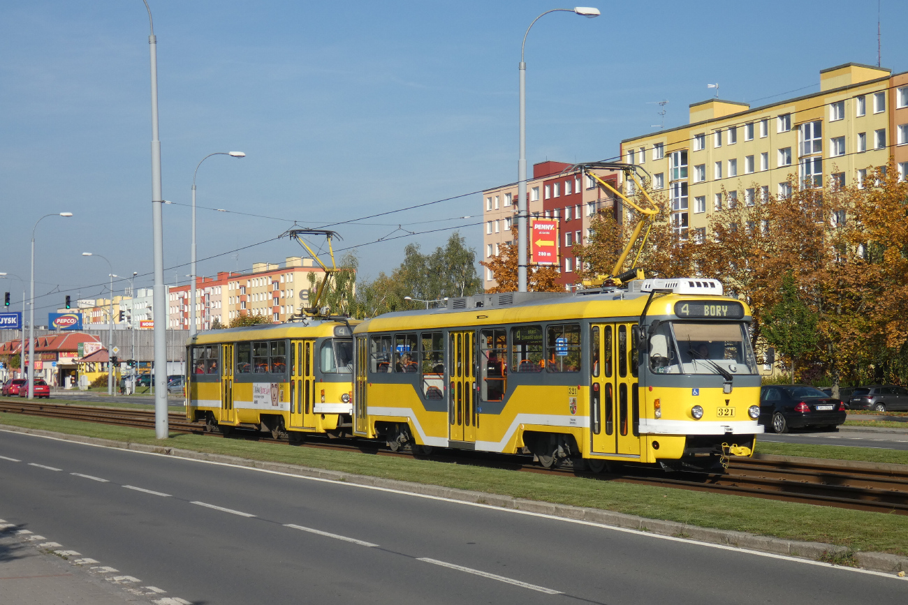Пльзень, Tatra T3R.PLF № 321