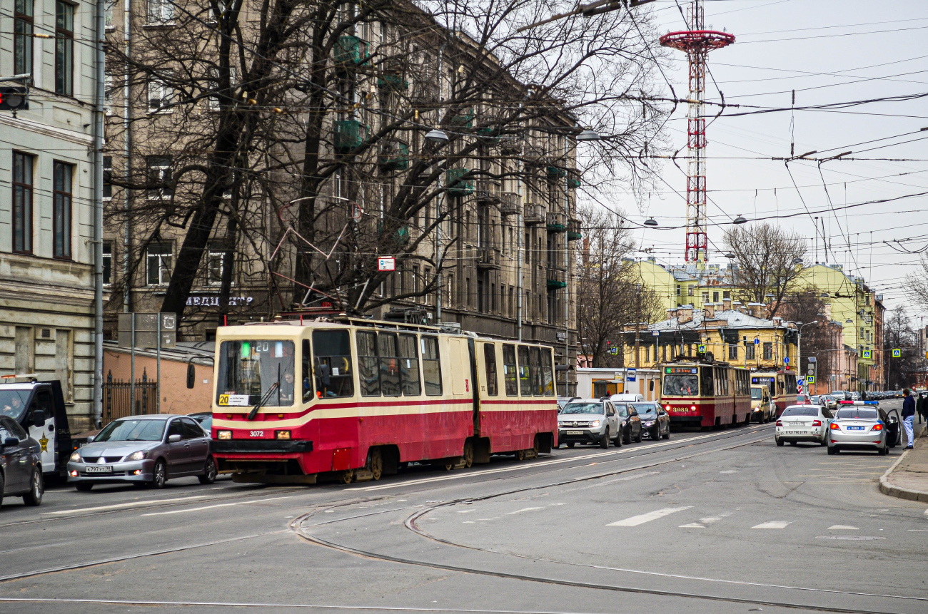 Санкт-Петербург, ЛВС-86К-М № 3072