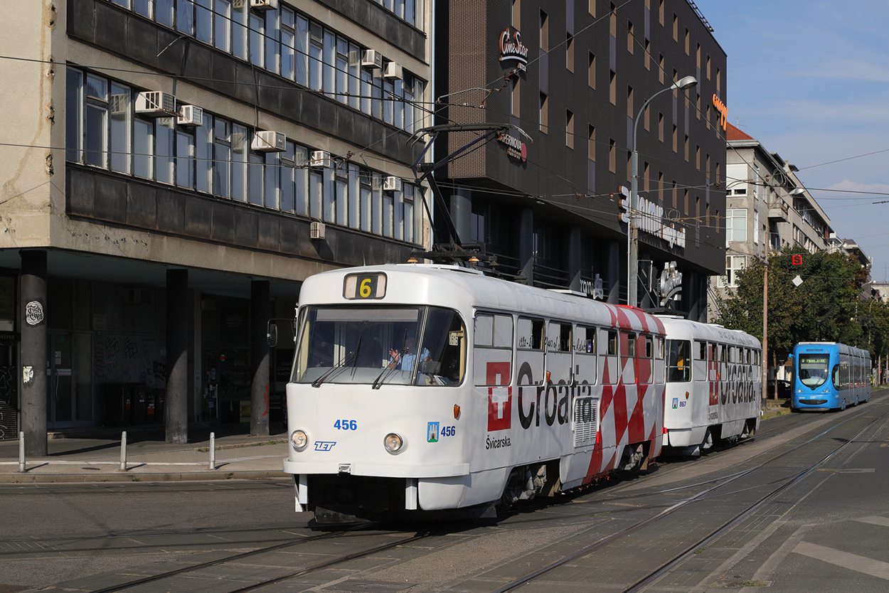 Zagreb, Tatra T4YU Br. 456