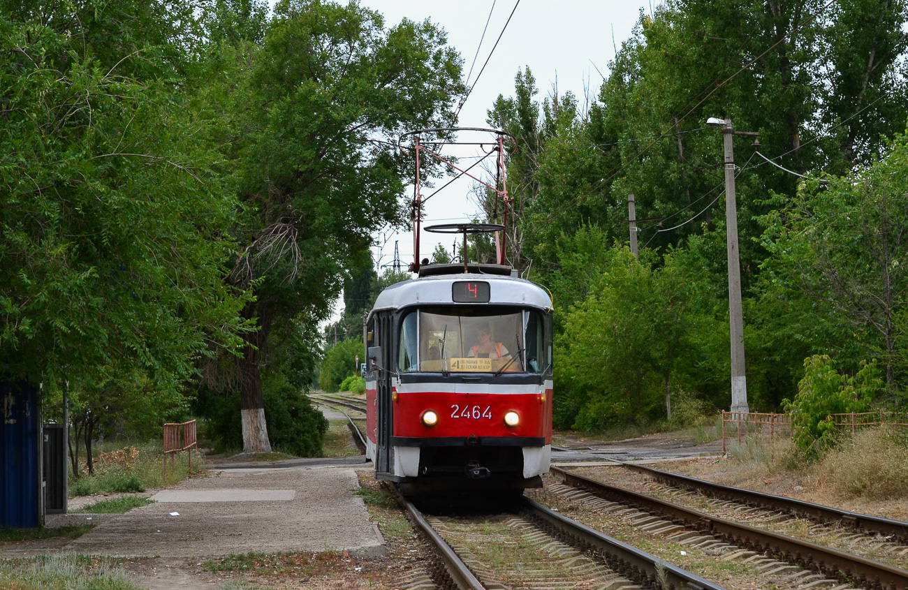 Волгоград, Tatra T3SU (двухдверная) № 2464