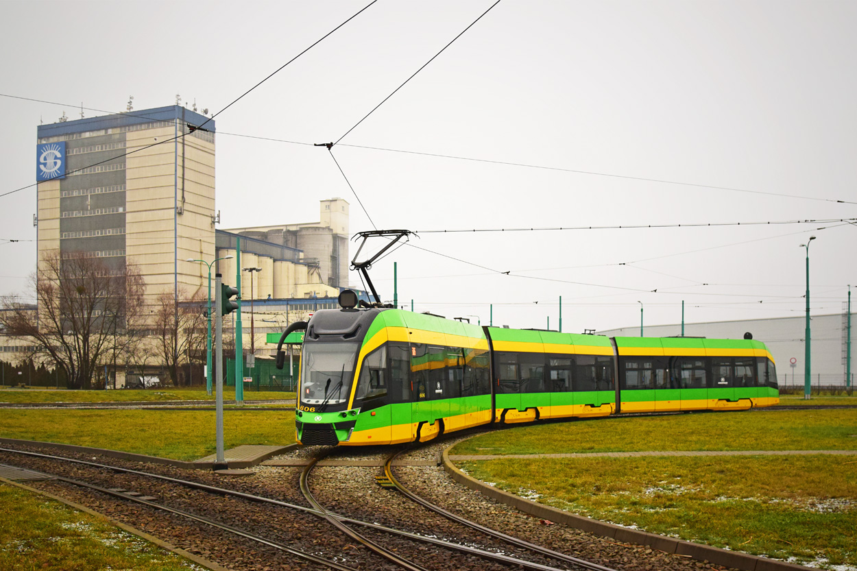 Poznań, Modertrans Moderus Gamma LF 02 AC — 606 Poznań, Modertrans Moderus Gamma LF 02 AC — 606