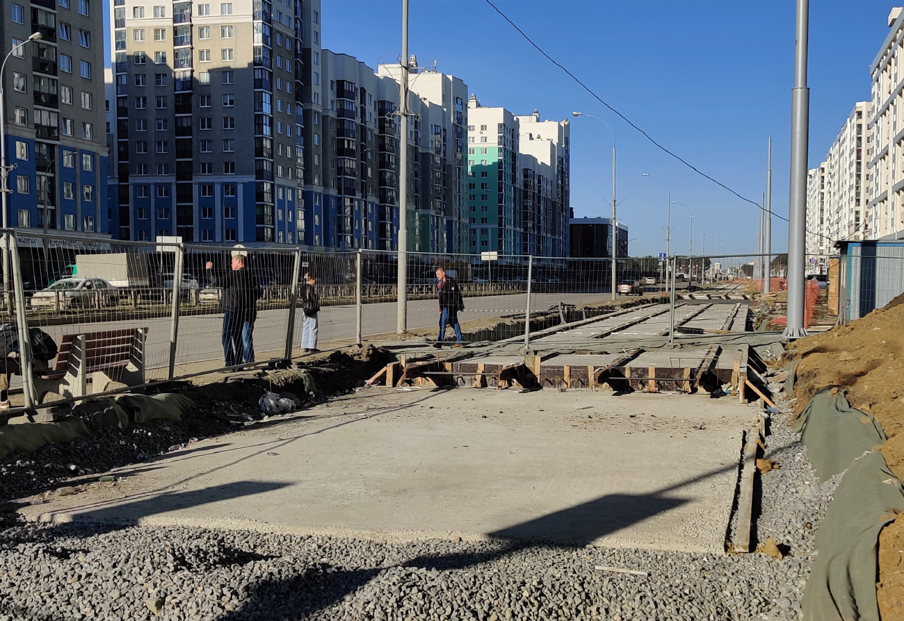 Jekaterinburgas — The construction of a tram line to Akademichesky