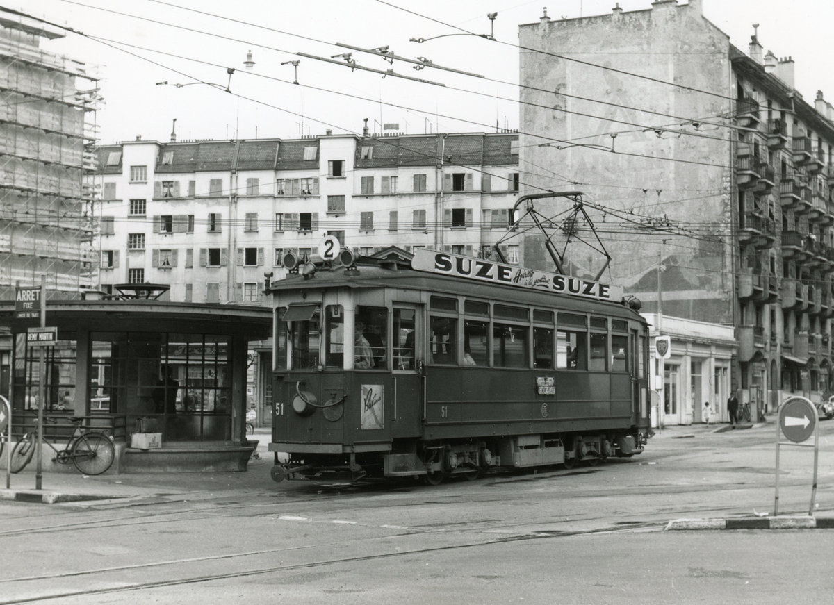 Женева, Herbrand/CGTE/SAAS Ce 4/4 № 51; Женева — Старые фотографии