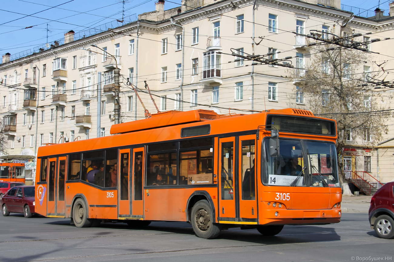 Nizhny Novgorod, SVARZ-MAZ-6235.00 č. 3105 Nizhny Novgorod, SVARZ-MAZ-6235.00 č. 3105