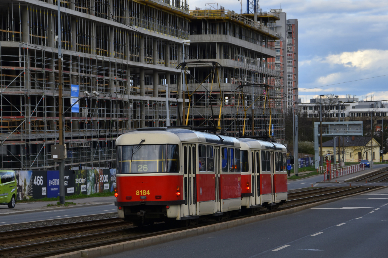 Прага, Tatra T3R.PV № 8184