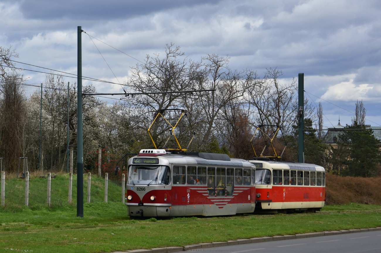 Прага, Tatra T3R.PLF № 8266