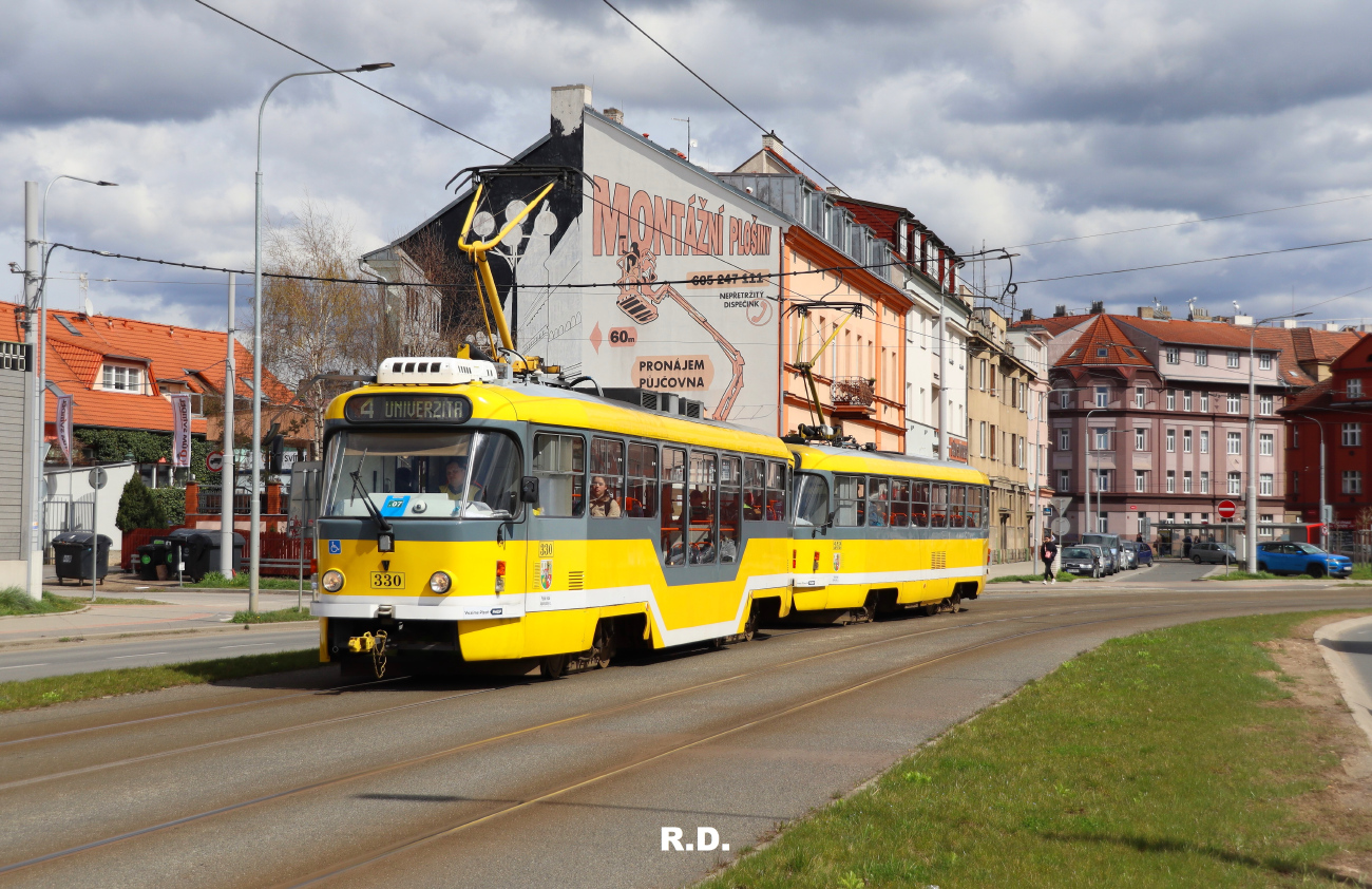 Пльзень, Tatra T3R.PLF № 330