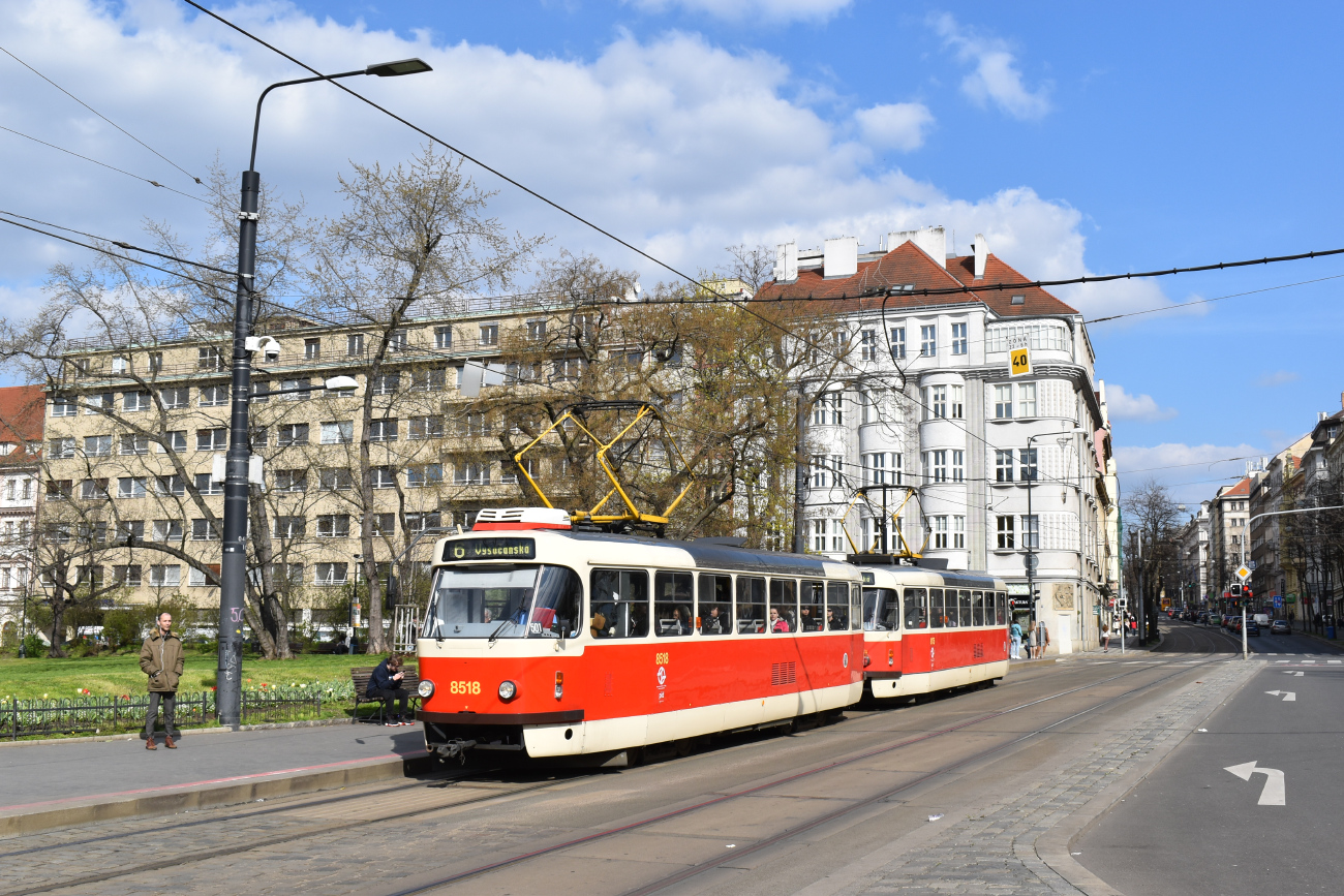 Prague, Tatra T3R.P № 8518