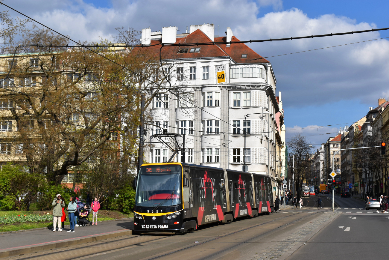 Прага, Škoda 15T4 ForCity Alfa Praha № 9351