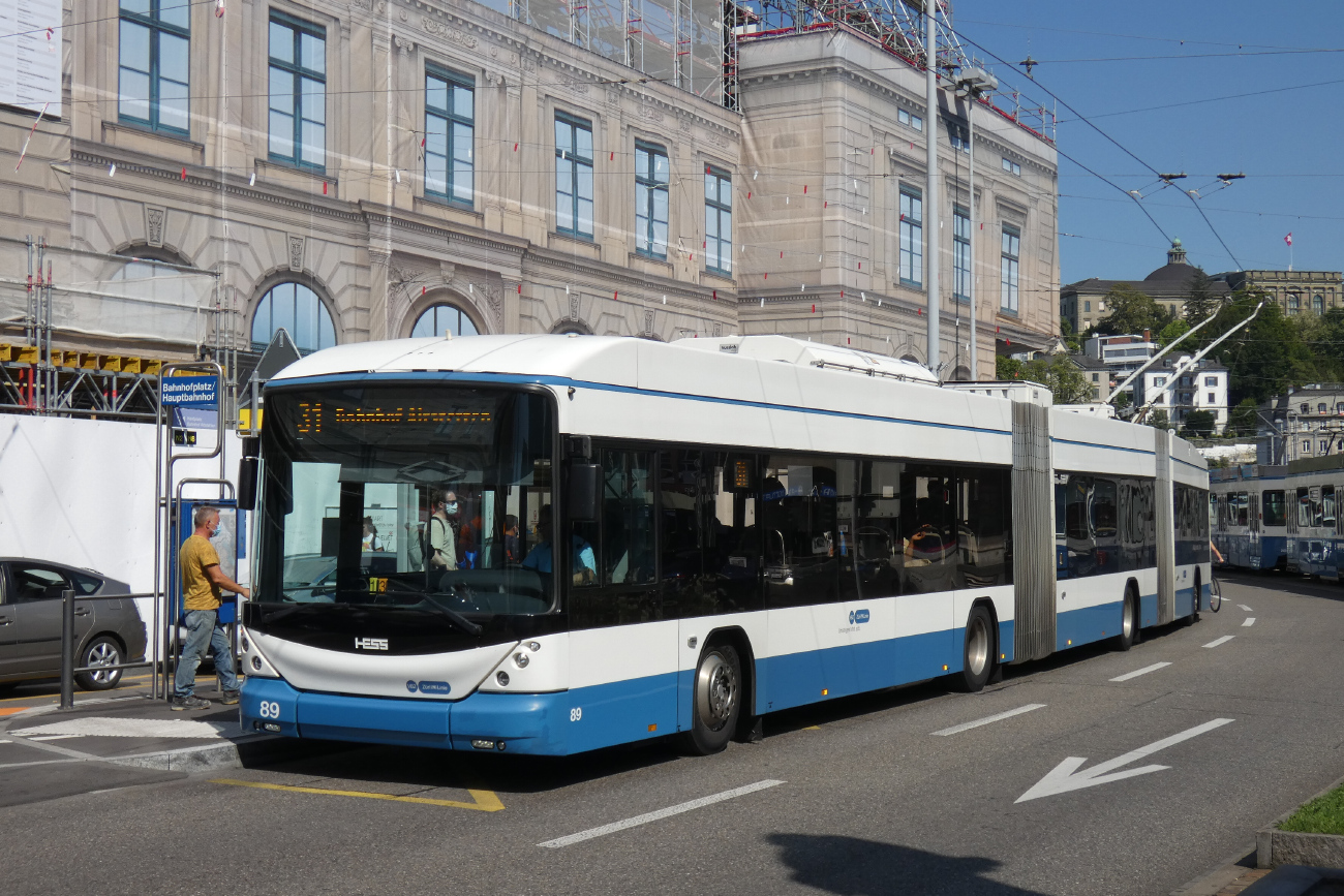 Цюрих, Hess lighTram (BGGT-N2C) № 89
