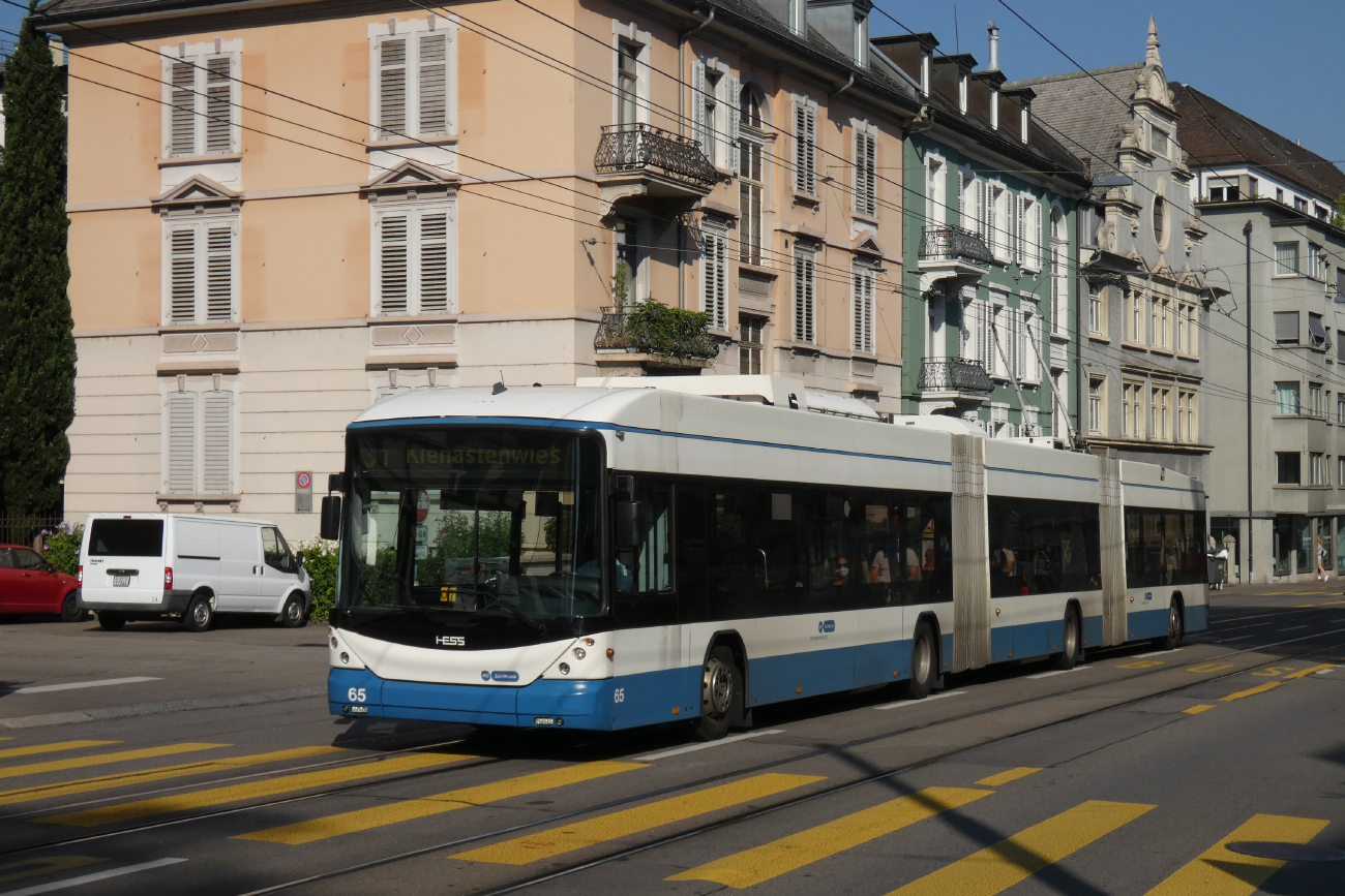 Цюрих, Hess lighTram (BGGT-N2C) № 65