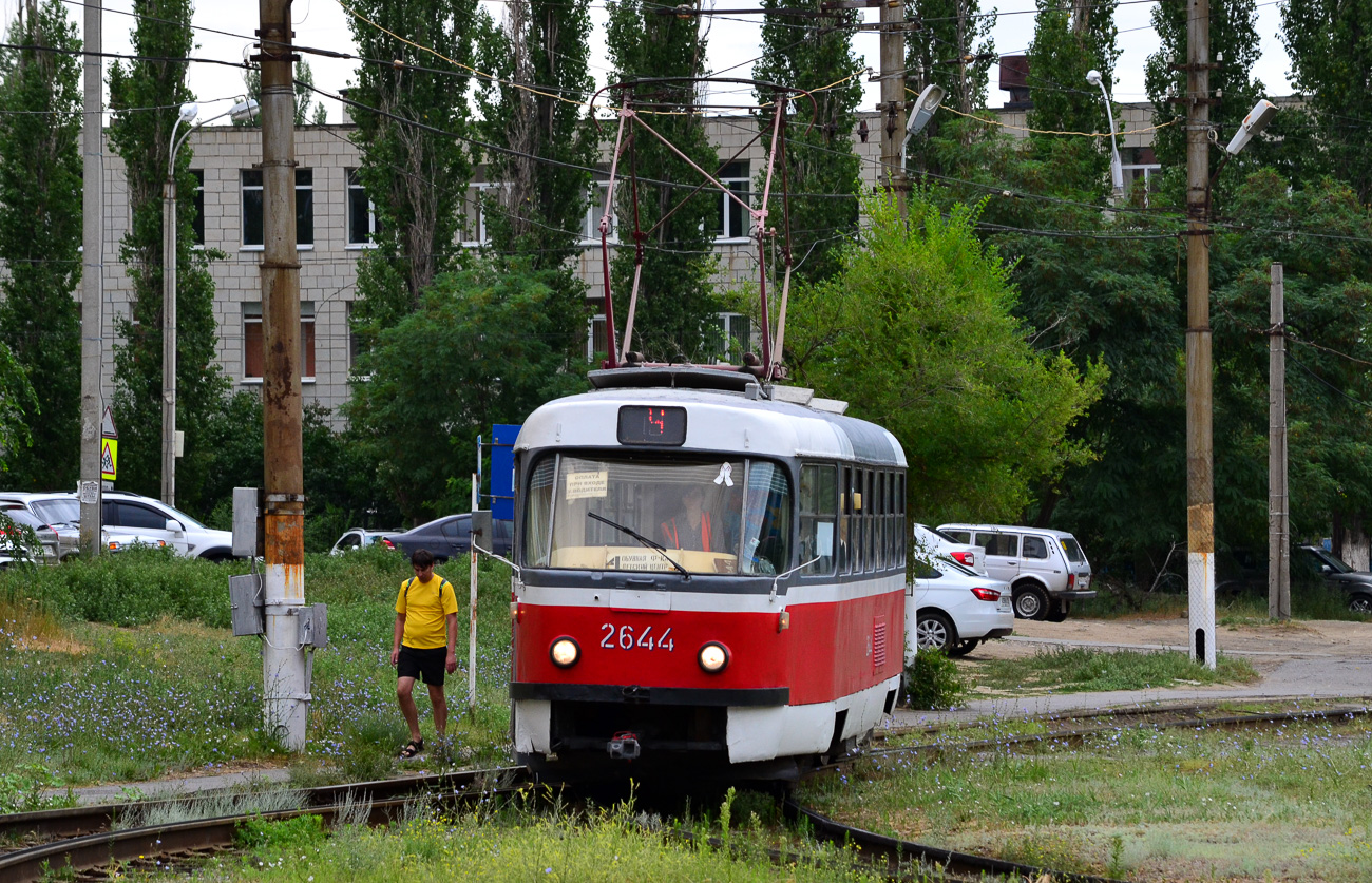 Волгоград, Tatra T3SU (двухдверная) № 2644