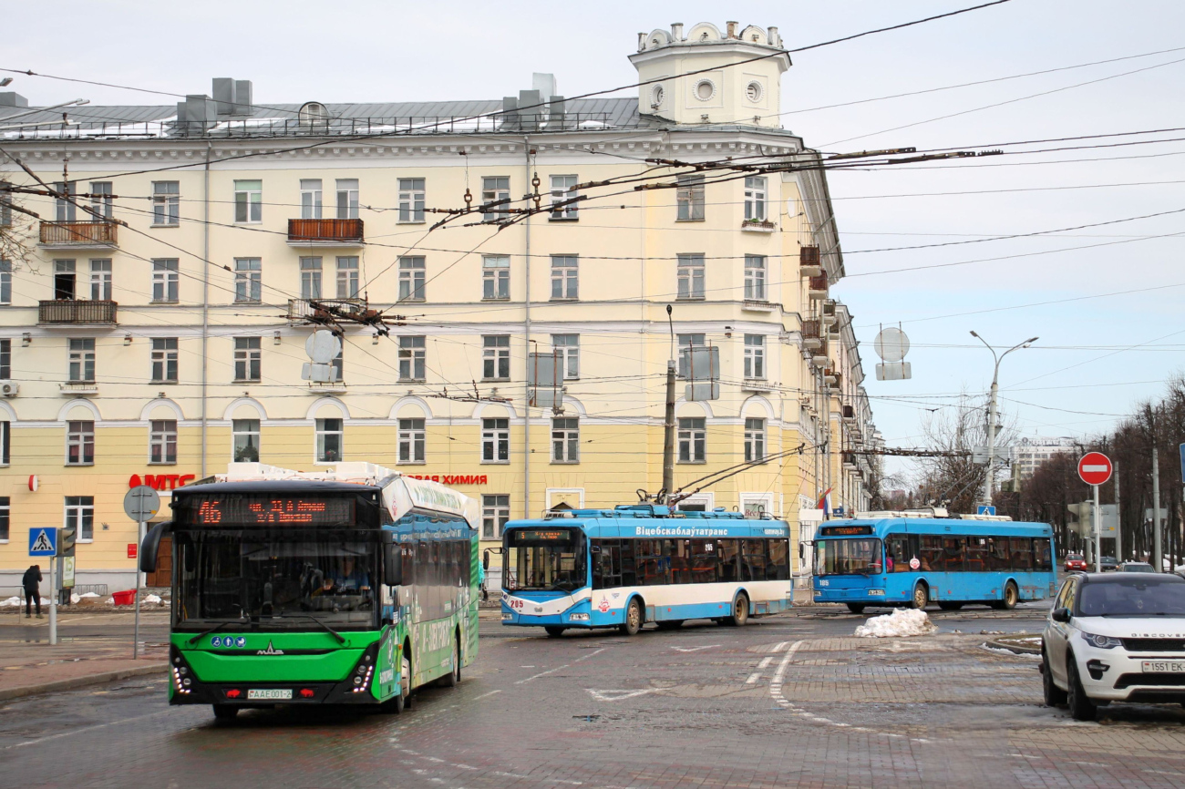 Витебск, МАЗ-303Е10 № АА Е001-2