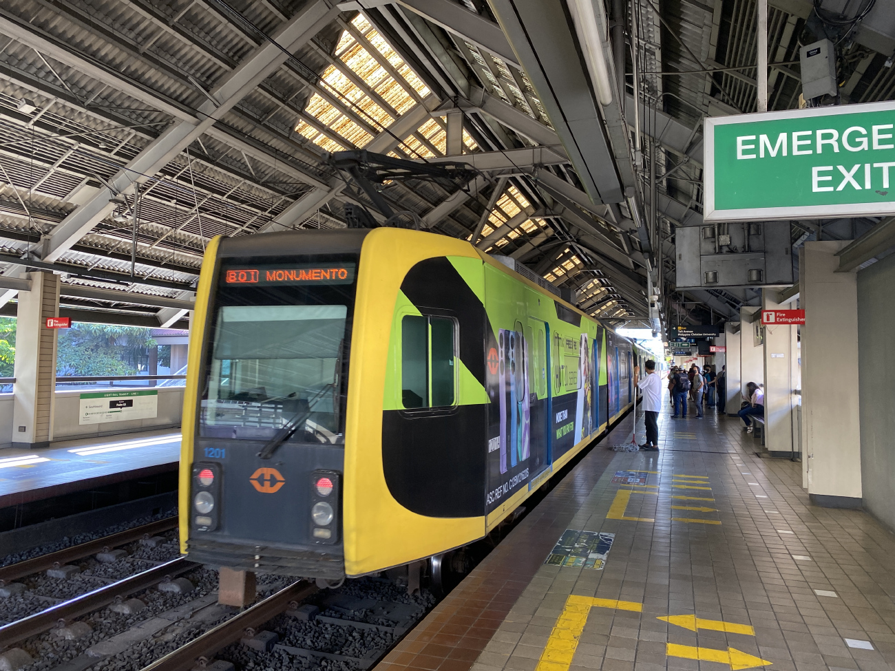 Манила, Kinki Sharyo/Nippon Sharyo Manila LRT-1 № 1201; Манила — LRT-1 || Жёлтая линия