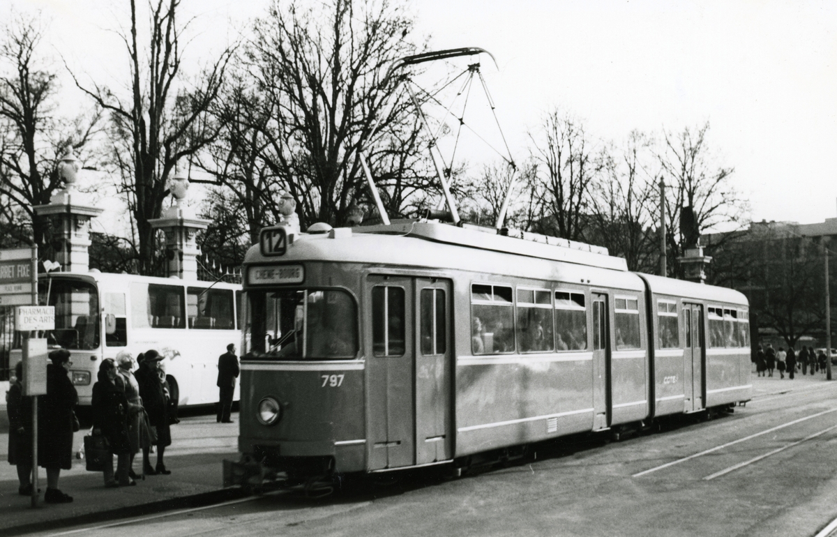 Женева, Duewag GT6ZR № 797; Женева — Старые фотографии