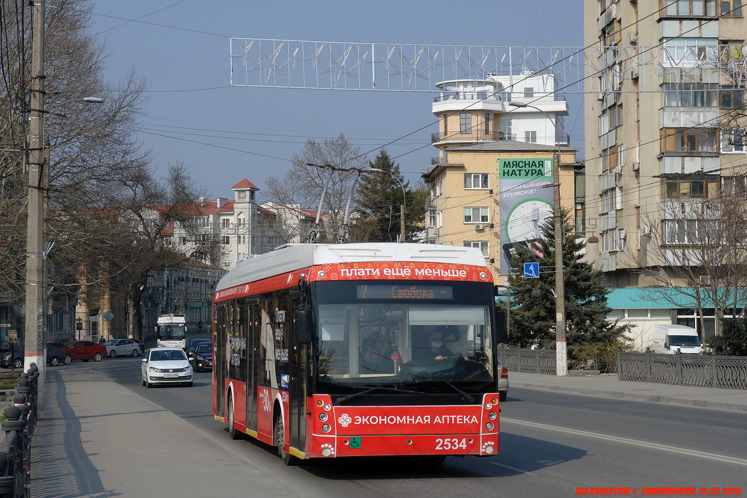 Крымский троллейбус, Тролза-5265.02 «Мегаполис» № 2534