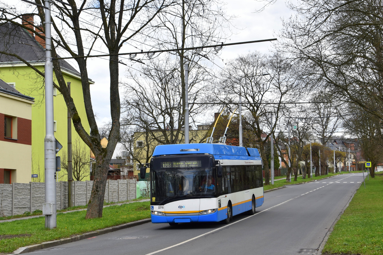 Острава, Solaris Trollino III 12 AC № 3711