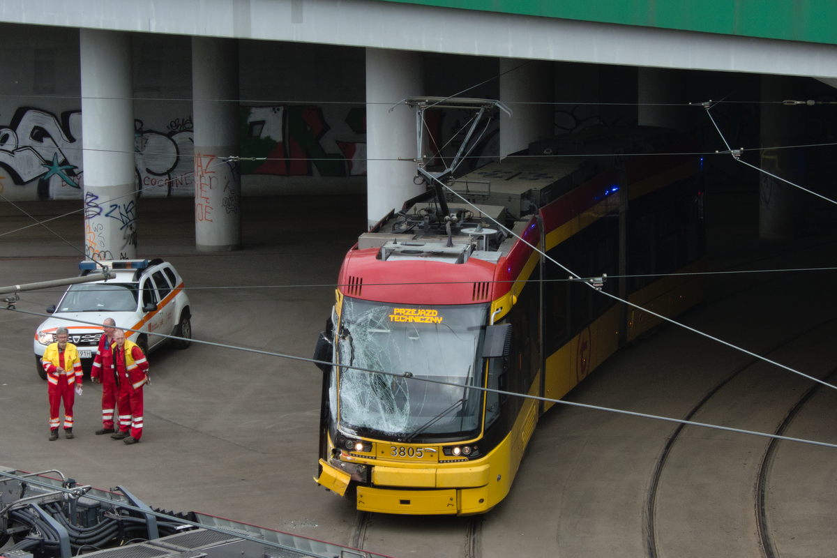 Warsaw, PESA Jazz 134N Br. 3805; Warsaw — Accidents and other incidents