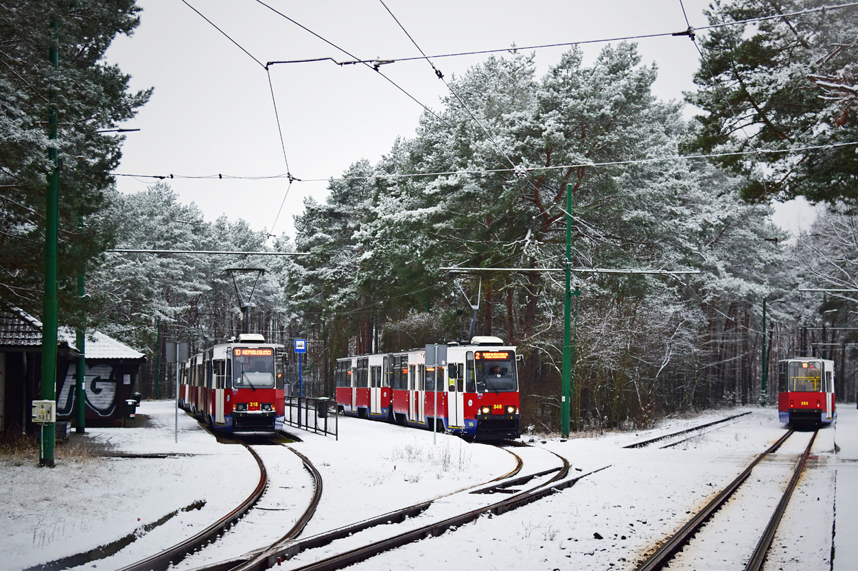 Быдгощ, Konstal 805Na № 318; Быдгощ, Konstal 805Na № 346