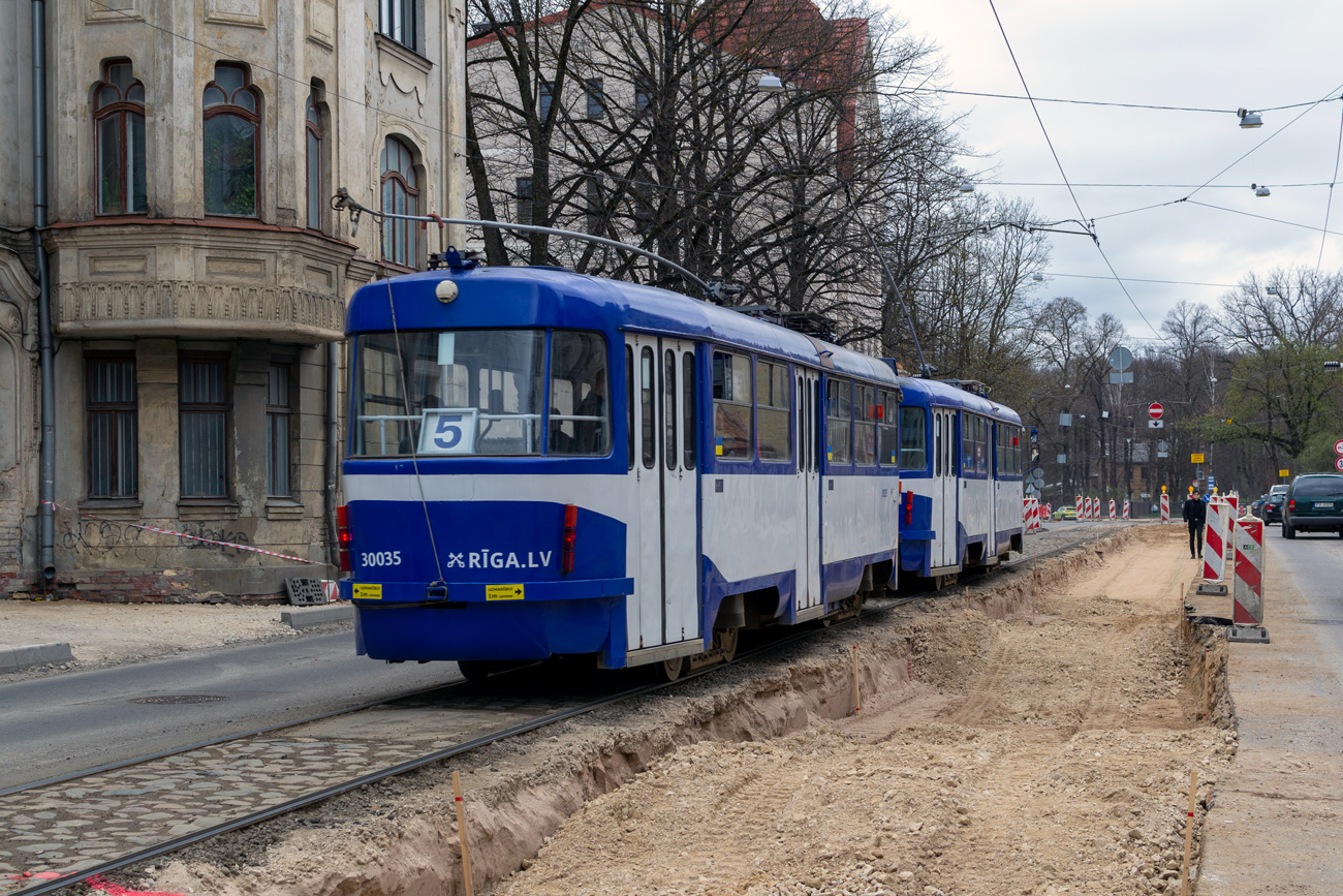 Рига, Tatra T3A № 30035