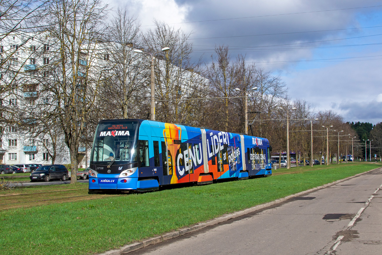 Рига, Škoda 15T ForCity Alfa Riga № 57158