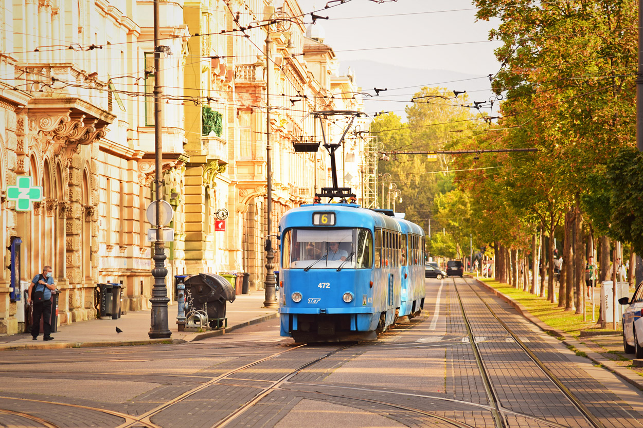 Загреб, Tatra T4YU № 472