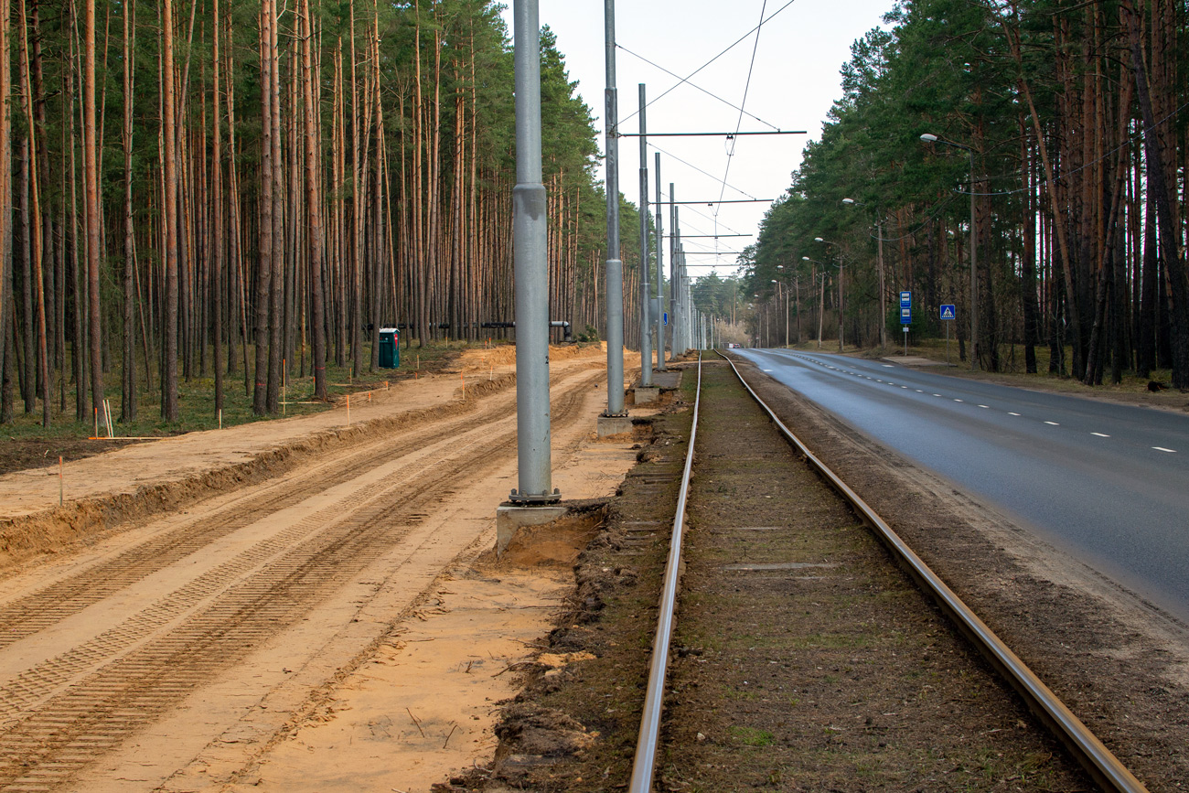 Даугавпилс — Трамвайные линии и инфраструктура
