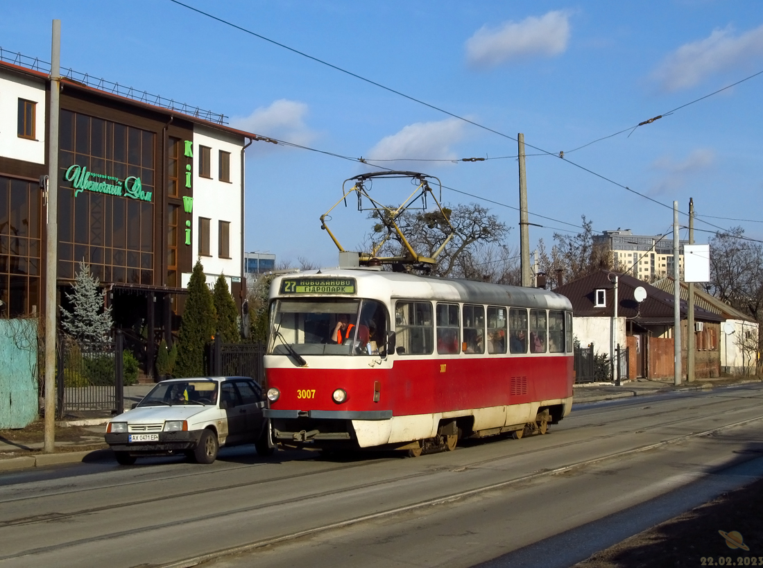 Харьков, Tatra T3SUCS № 3007