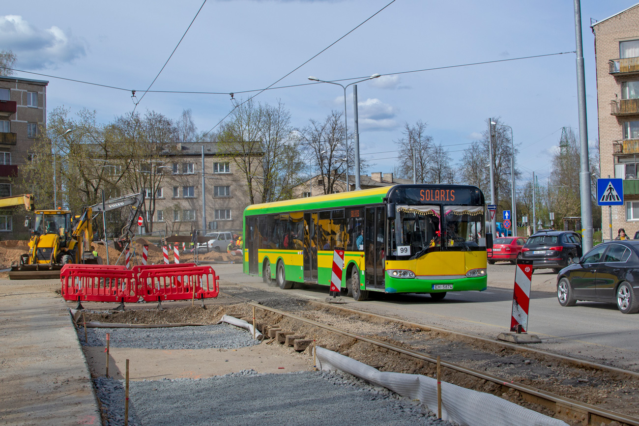 Daugavpils — Renovation of tracks on Smilšu street; Daugavpils — Tramway Lines and Infrastructure